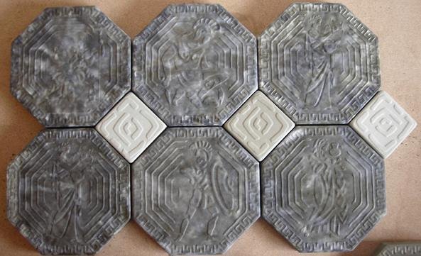 Комплект плитки «Греция малая (Родос)» с доборным камнем