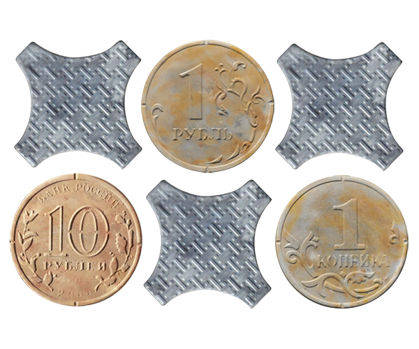 Плитка Монеты России